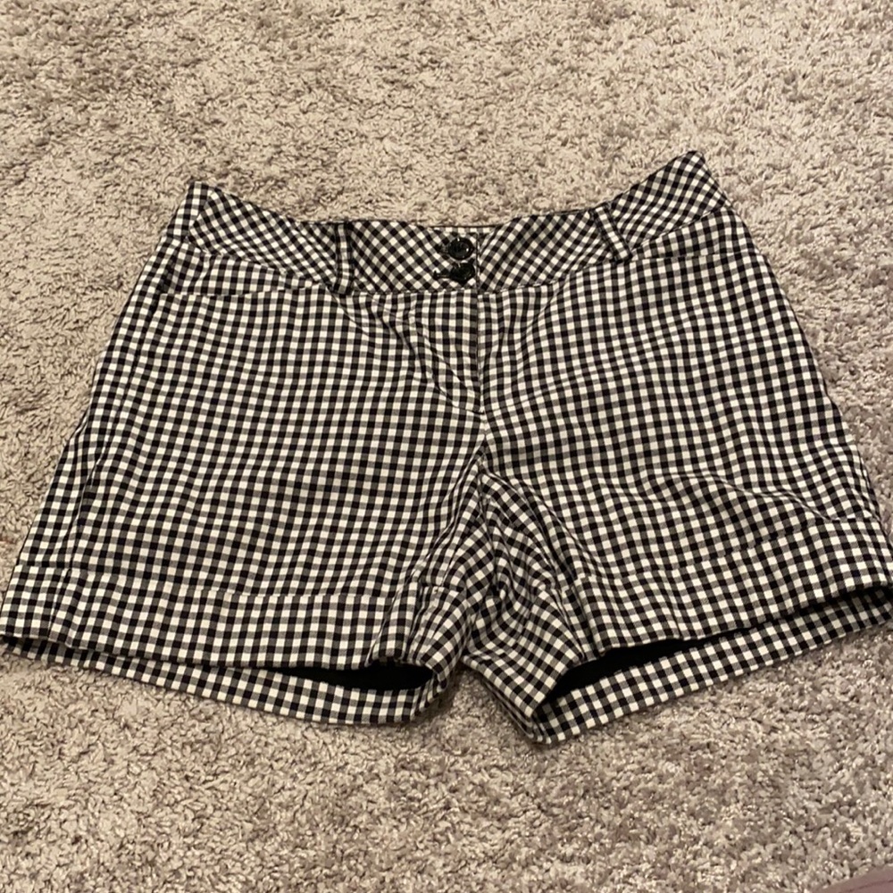 Black & White Checkered Shorts